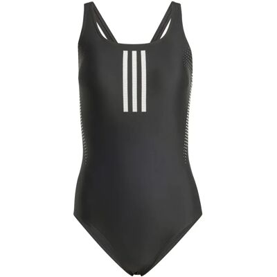 Adidas 3-Streifen Rubber Graphic Damen Badeanzug, schwarz 40 Adidas 3-Streifen Rubber Graphic Damen Badeanzug, schwarz 40