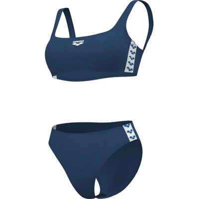 Arena Icons Bralette Solid TWO Pieces Damen Bikini, blau 42 Arena Icons Bralette Solid TWO Pieces Damen Bikini, blau 42