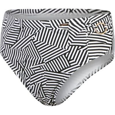 Speedo Shaping Printed High Waisted Brief Damen Bikinihose, schwarz 46 Speedo Shaping Printed High Waisted Brief Damen Bikinihose, schwarz 46
