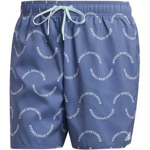 Adidas Wave Logo CLX Herren Badehose, blau L