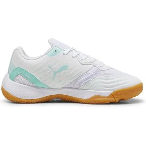 PUMA - Solarflash III Hallensportschuhe - Weiß/Grün - 32 - Schuhe PUMA - Solarflash III Hallensportschuhe - Weiß/Grün - 32 - Schuhe