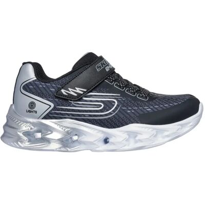Skechers Vortex 2.0 Jungen Sportschuhe - Schwarz/Silber - Größe 13 Skechers Vortex 2.0 Jungen Sportschuhe - Schwarz/Silber - Größe 13