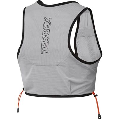 Adidas Terrex Techrock 5 l Trailrunning-Weste Tasche, grau M Adidas Terrex Techrock 5 l Trailrunning-Weste Tasche, grau M