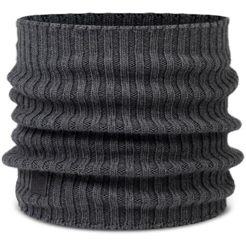 Buff Knitted Schal, grau -