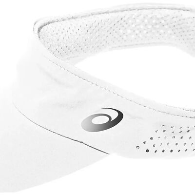 Asics Prfm Visor Cap, weiß OS Asics Prfm Visor Cap, weiß OS
