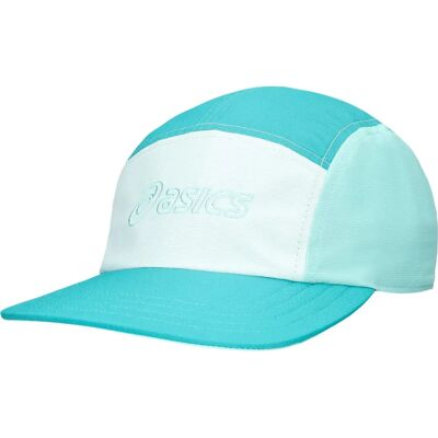 Asics 5 Panel Mütze, blau OS Asics 5 Panel Mütze, blau OS
