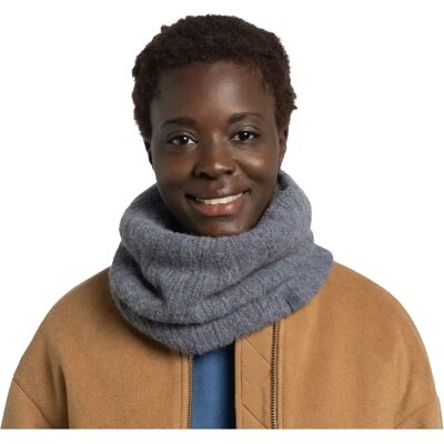 Buff Knitted Schal, blau - Buff Knitted Schal, blau -