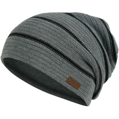 P.A.C. Nature Rikar Merino Herren Mütze, grau - P.A.C. Nature Rikar Merino Herren Mütze, grau -