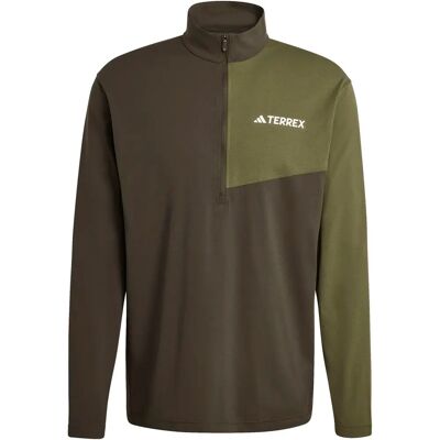 Adidas Terrex Multi Climacool 1/2 Zip Herren Rollkragenpullover, grün 2XL Adidas Terrex Multi Climacool 1/2 Zip Herren Rollkragenpullover, grün 2XL