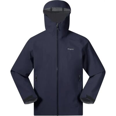 Bergans Essentials 3L Herren Regenjacke, blau XL Bergans Essentials 3L Herren Regenjacke, blau XL