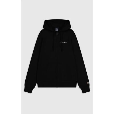 Champion Full Zip Herren Kapuzensweater, schwarz L Champion Full Zip Herren Kapuzensweater, schwarz L