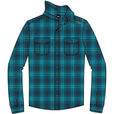 CMP Shirt Herren Hemd, türkis 58 CMP Shirt Herren Hemd, türkis 58