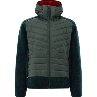 CMP Hybrid Fix Hood Herren Kapuzensweater, grün 50 CMP Hybrid Fix Hood Herren Kapuzensweater, grün 50