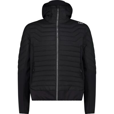 CMP Hybrid Fix Hood Herren Jacke, schwarz 56 CMP Hybrid Fix Hood Herren Jacke, schwarz 56