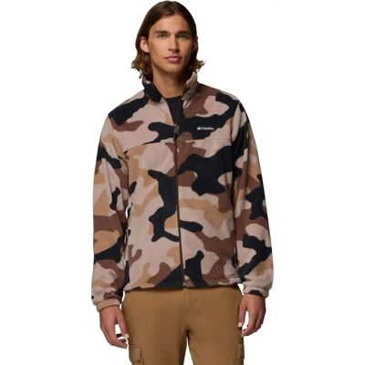 Columbia Steens Mountain Printed Herren Rollkragenpullover, braun L Columbia Steens Mountain Printed Herren Rollkragenpullover, braun L