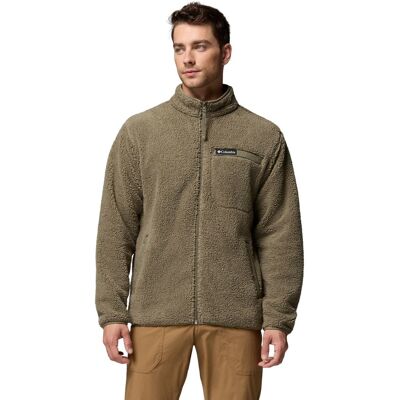 Columbia Rugged Ridge High Pile Full Zip Herren Rollkragenpullover, grün XXL Columbia Rugged Ridge High Pile Full Zip Herren Rollkragenpullover, grün XXL