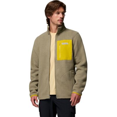 Columbia Jasper Ridge Pebbled Full Zip Fleece Herren Rollkragenpullover, grün M Columbia Jasper Ridge Pebbled Full Zip Fleece Herren Rollkragenpullover, grün M