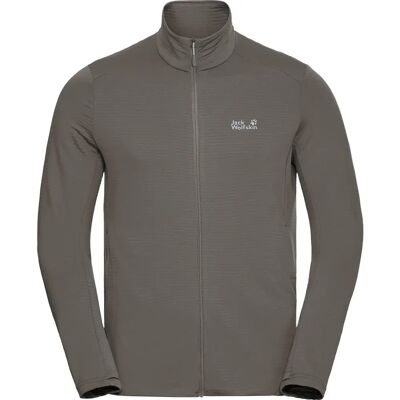 Jack Wolfskin Litestride Full Zip Herren Jacke, grau L Jack Wolfskin Litestride Full Zip Herren Jacke, grau L