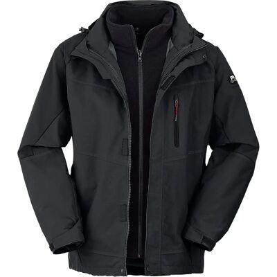Maul Fürstenfeld II - 3 in 1 Herren Doppeljacke, schwarz 56 Maul Fürstenfeld II - 3 in 1 Herren Doppeljacke, schwarz 56