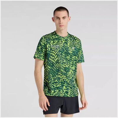 New Balance London Edition Athletics Printed Herren T-Shirt, grün M New Balance London Edition Athletics Printed Herren T-Shirt, grün M