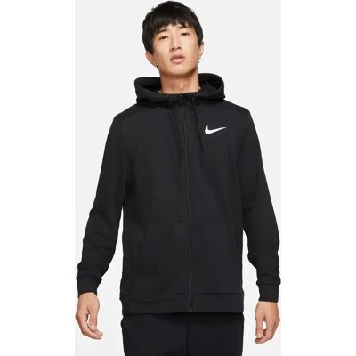 Nike Dry Dri-Fit Hooded Fit ness Full-Zip Herren Midlayer, schwarz US: XL Nike Dry Dri-Fit Hooded Fit ness Full-Zip Herren Midlayer, schwarz US: XL