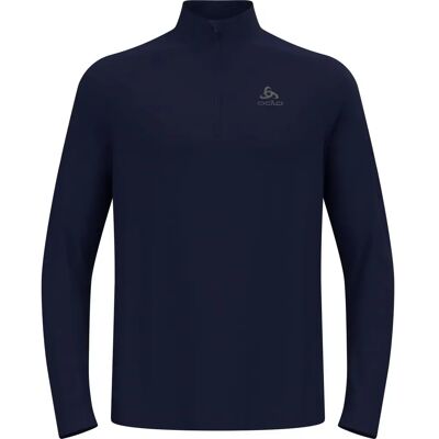 Odlo Essential 1/2 Zip Herren Rollkragenpullover, blau XL Odlo Essential 1/2 Zip Herren Rollkragenpullover, blau XL