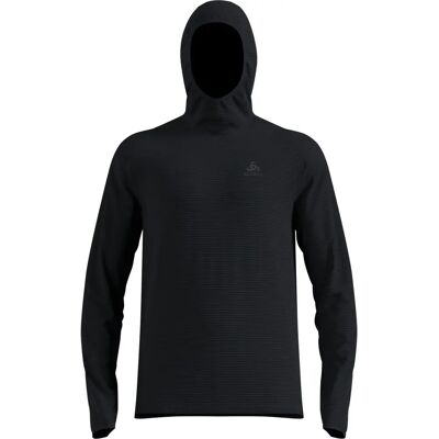 Odlo Essential Thermal Herren Kapuzensweater, schwarz L Odlo Essential Thermal Herren Kapuzensweater, schwarz L