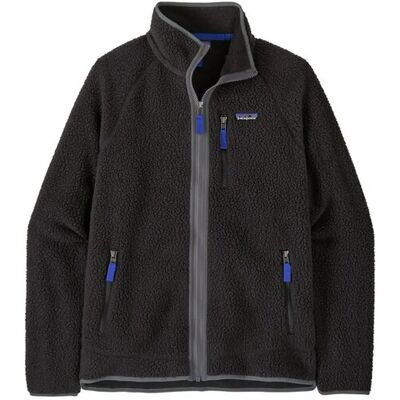 Patagonia Retro Pile Herren Funktionsjacke, schwarz S Patagonia Retro Pile Herren Funktionsjacke, schwarz S