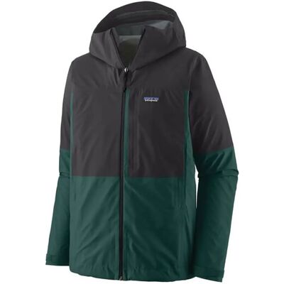 Patagonia Boulder Fork Rain Herren Regenjacke, grün M Patagonia Boulder Fork Rain Herren Regenjacke, grün M