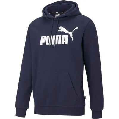Puma ESS Big Logo FL Herren Kapuzensweater, blau M Puma ESS Big Logo FL Herren Kapuzensweater, blau M