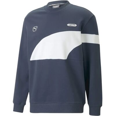 Puma KING Top Crew Herren Sweatshirt, blau L Puma KING Top Crew Herren Sweatshirt, blau L