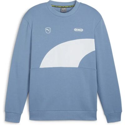 Puma KING Crew Herren Sweatshirt, blau M Puma KING Crew Herren Sweatshirt, blau M