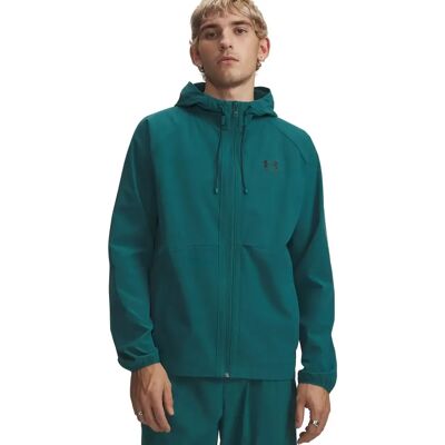 Under Armour Stretch Woven WindbreakerEU Herren Schlupfjacke, grün XL Under Armour Stretch Woven WindbreakerEU Herren Schlupfjacke, grün XL