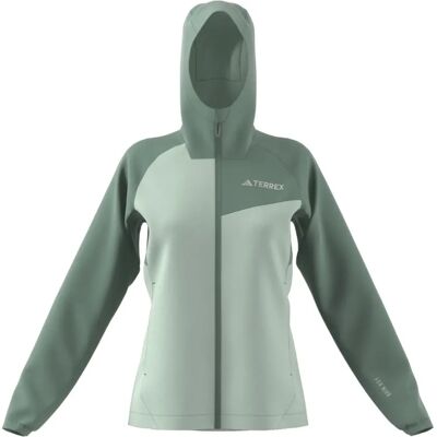 Adidas Terrex MT 2L Rain Damen Funktionsjacke, grün M Adidas Terrex MT 2L Rain Damen Funktionsjacke, grün M
