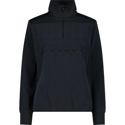 CMP Sweat Damen Rollkragenpullover, grau 34 CMP Sweat Damen Rollkragenpullover, grau 34