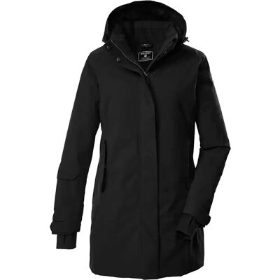 Killtec KOW 20 Damen Mantel, schwarz 46 Killtec KOW 20 Damen Mantel, schwarz 46