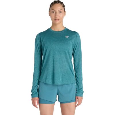 New Balance Athletics Damen Longsleeve, grün XS New Balance Athletics Damen Longsleeve, grün XS