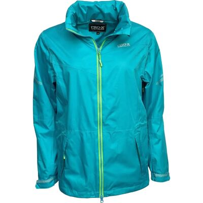 Pro-X Elements Vroni Damen Regenjacke, türkis 38 Pro-X Elements Vroni Damen Regenjacke, türkis 38