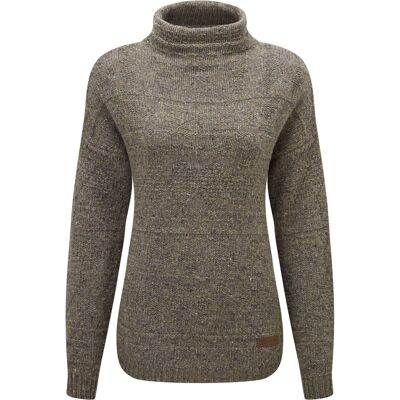 Sherpa Yuden Damen Pullover, grau L Sherpa Yuden Damen Pullover, grau L
