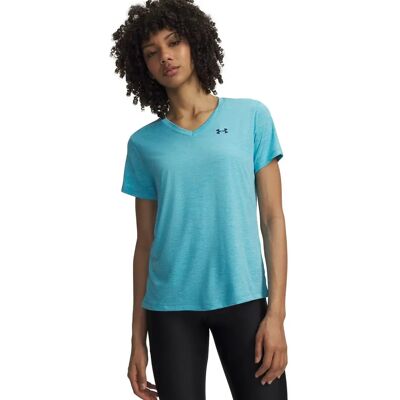 Under Armour Tech Damen T-Shirt, blau MD Under Armour Tech Damen T-Shirt, blau MD