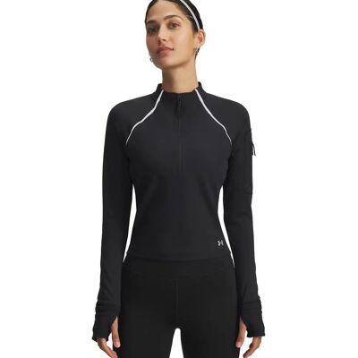 Under Armour Velociti Pro CW Half Zip Damen Sweatshirt, schwarz MD Under Armour Velociti Pro CW Half Zip Damen Sweatshirt, schwarz MD