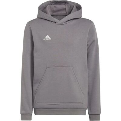 Adidas Entrada 22 Sweat Hoodie Kinder Kapuzensweater, grau 128 Adidas Entrada 22 Sweat Hoodie Kinder Kapuzensweater, grau 128