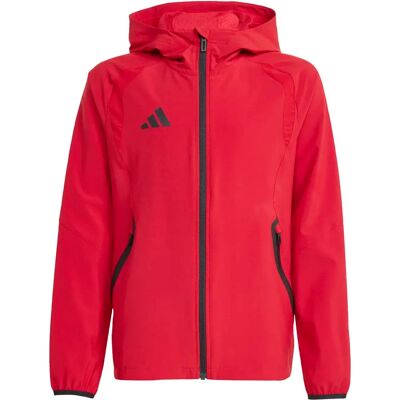 Adidas Tiro Travel Kinder Fußballjacke, rot 152 Adidas Tiro Travel Kinder Fußballjacke, rot 152