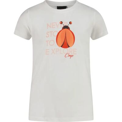 CMP Mädchen Weiß Freizeit-T-Shirt - T-Shirt CMP Mädchen Weiß Freizeit-T-Shirt - T-Shirt