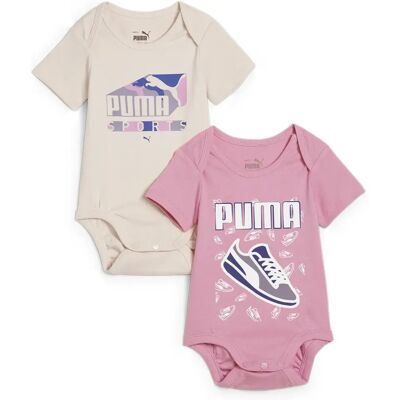 Puma Minicats Newborn Bodysuit 2pcs Set INF Kinder Overall, rosa 56 Puma Minicats Newborn Bodysuit 2pcs Set INF Kinder Overall, rosa 56
