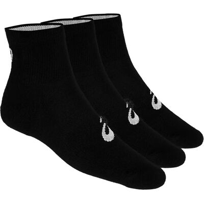 Asics Quarter 3er-Pack Socken, schwarz III Asics Quarter 3er-Pack Socken, schwarz III