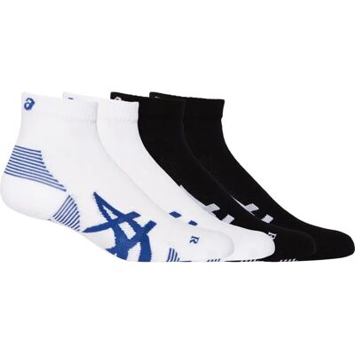 Asics Cushion Run Quarter 2er-Pack Strümpfe, schwarz III Asics Cushion Run Quarter 2er-Pack Strümpfe, schwarz III