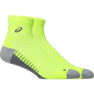 ASICS Performance Run Sock Quarter Safety Yellow - Socken ASICS Performance Run Sock Quarter Safety Yellow - Socken