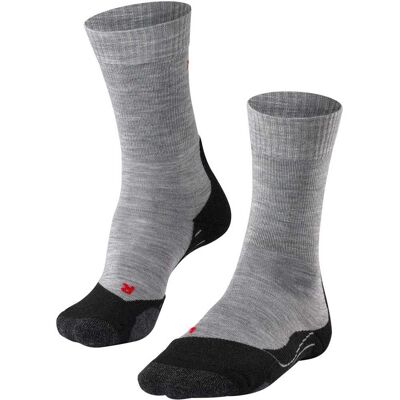 Falke Trekking 2 Explore Damen Socken, grau 39-40 Falke Trekking 2 Explore Damen Socken, grau 39-40