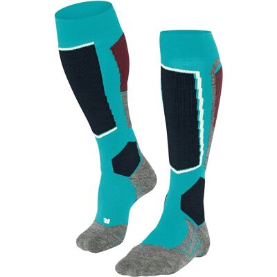 Falke Skiing 2 Intermediate Damen Strümpfe, blau 41-42 Falke Skiing 2 Intermediate Damen Strümpfe, blau 41-42